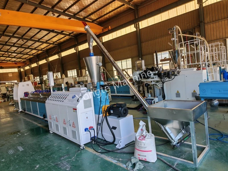 Rubber Seepage Pipe Extrusion Line စမ်းသပ်မှု အောင်မြင်စွာ