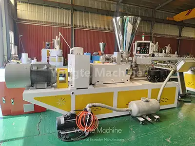 WPC Door Frame Conical double screw extrusion machine