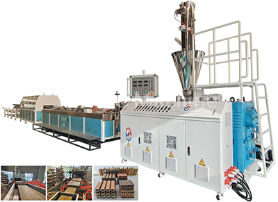 WPC profile extrusion machinery