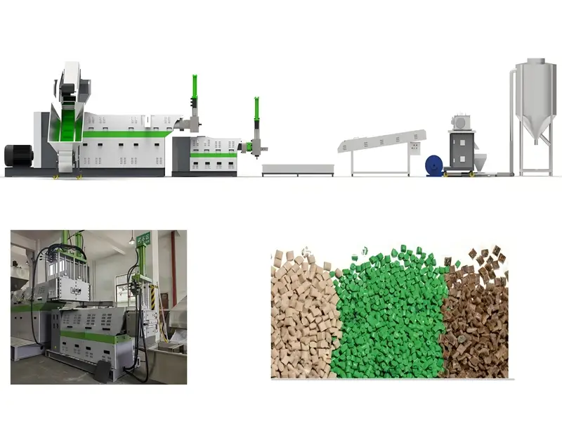 ဖလင်ပြန်လည်အသုံးပြုရန်အတွက် ပလပ်စတစ်အခွံခွာစက်