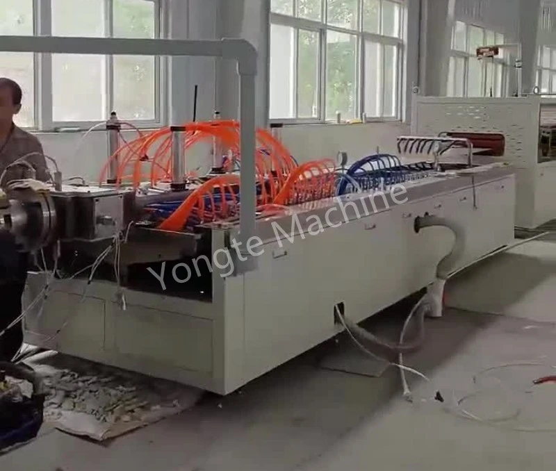 PVC Wall Panel Extrusion Line ကို တရုတ်နိုင်ငံတွင် အောင်မြင်စွာ တပ်ဆင်ခဲ့သည်။